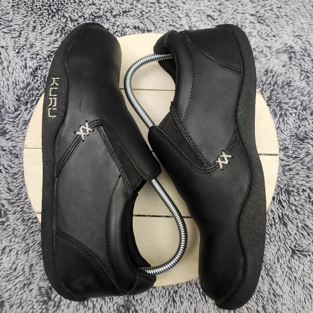 Kuru Kivi Black Slip On Loafer Comfort Leather Casual Shoes Women's Size 8.5 W - Picture 5 of 9